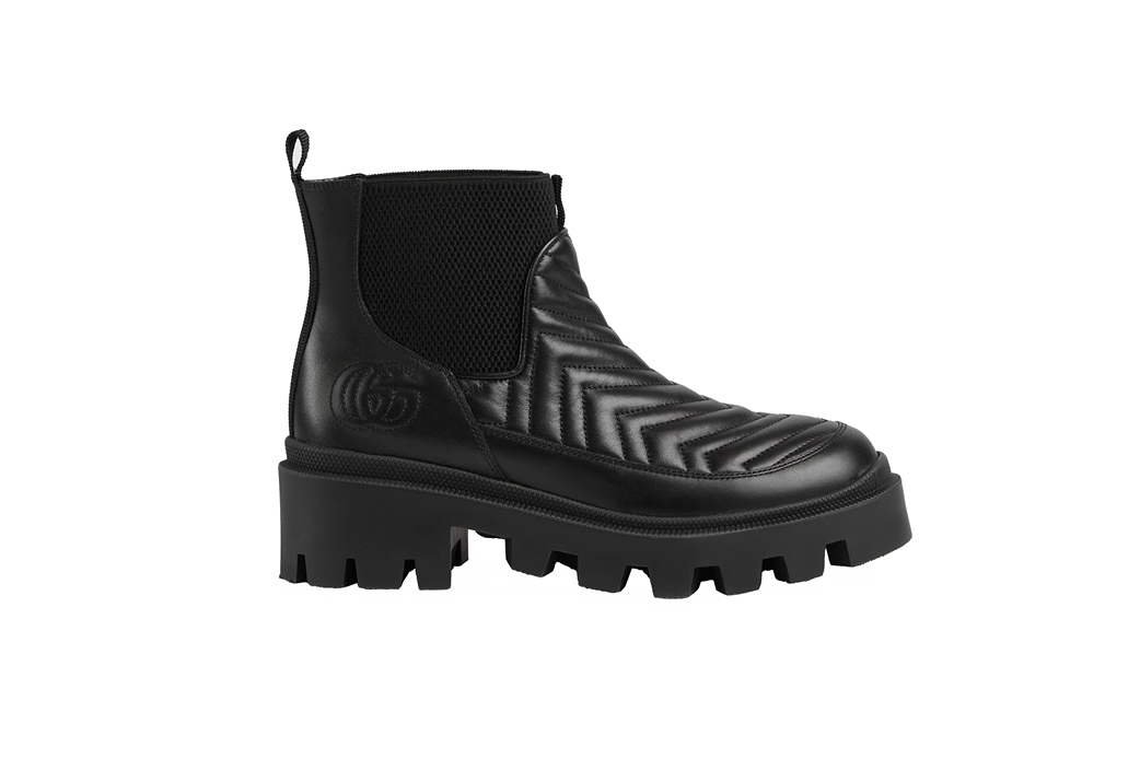 Gucci Matelassé Chelsea boot