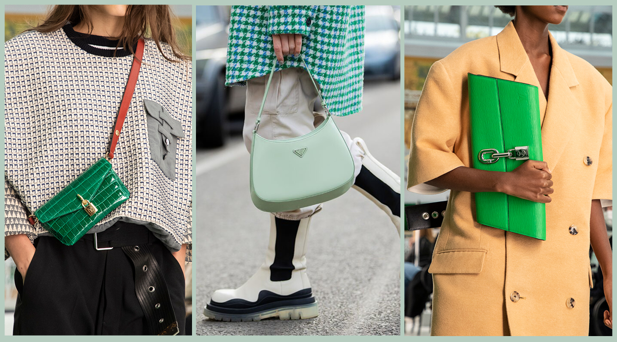 Green with envy: Embrace the green bag trend with bright handbags to buy now