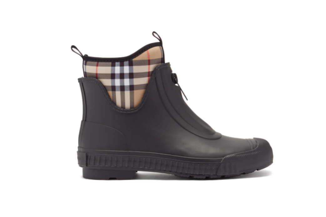 Burberry Flinton Vintage-check rain boots