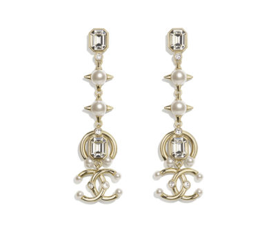 Chanel drop earrings