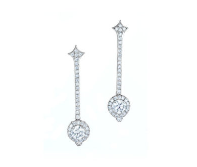 Spotlight diamond earrings