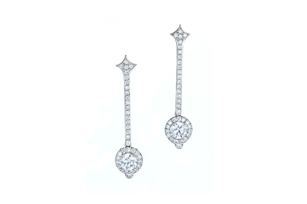 Spotlight diamond earrings