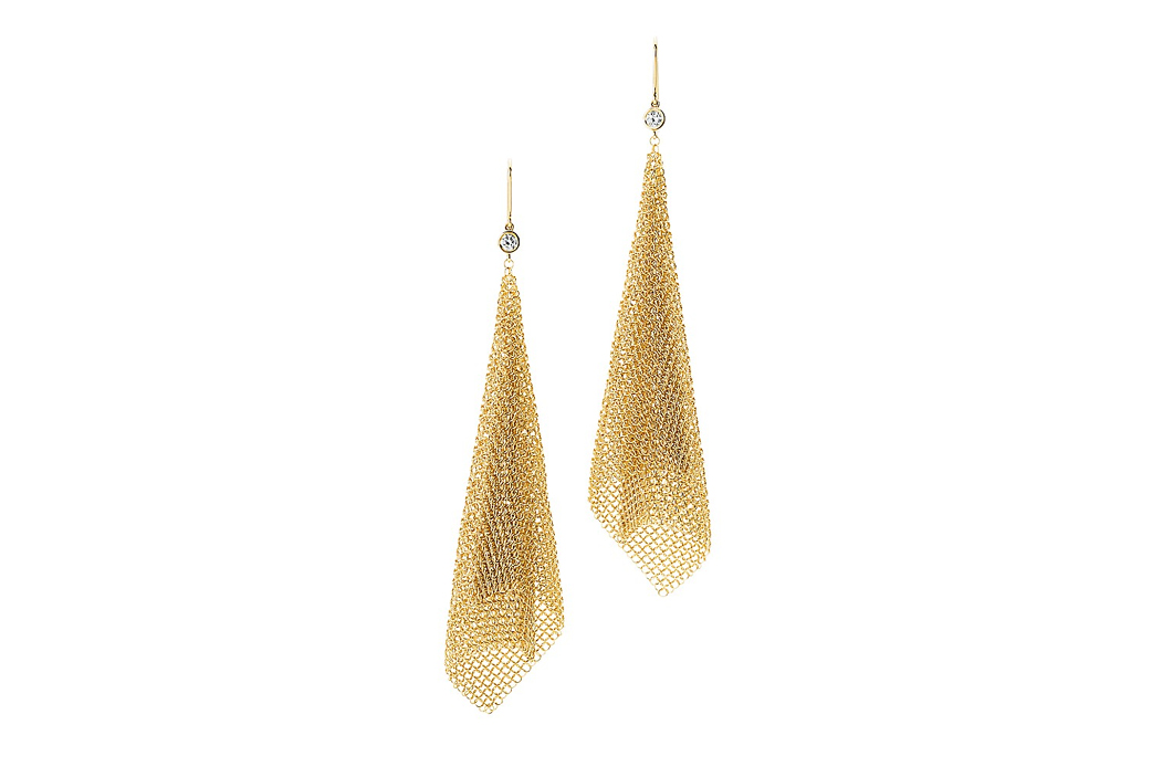 Elsa Peretti mesh earrings