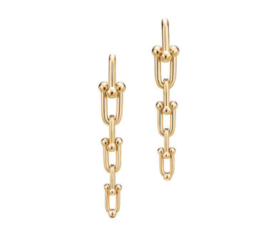 Tiffany HardWear graduated link earrings