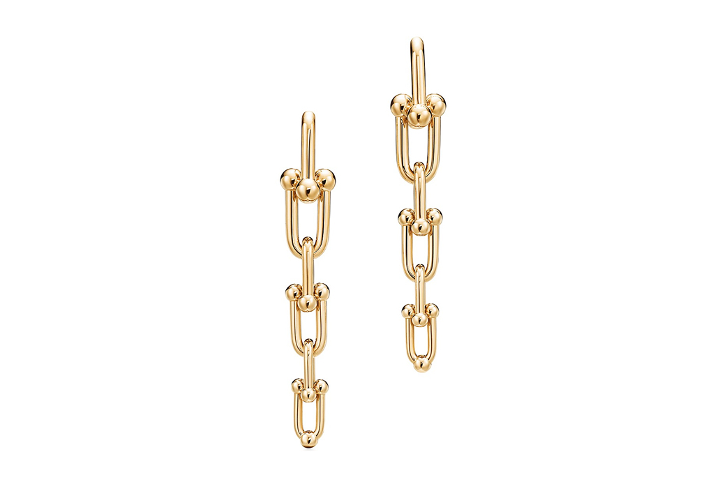 Tiffany HardWear graduated link earrings