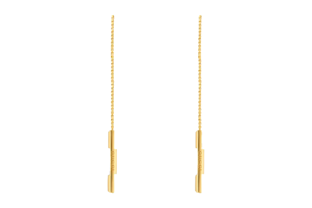 Gucci Link to Love chain earrings