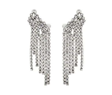 Isabel Marant fringed crystal earrings