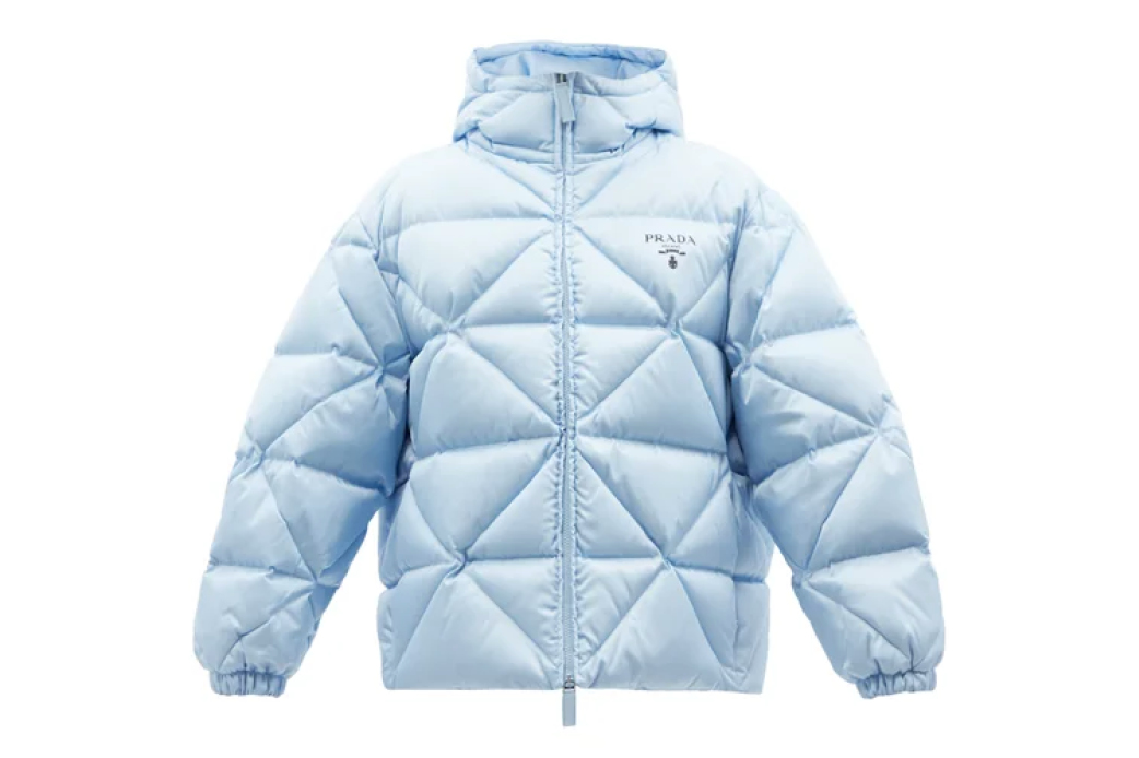 Prada Hooded Quilted Re-Nylon Jacket