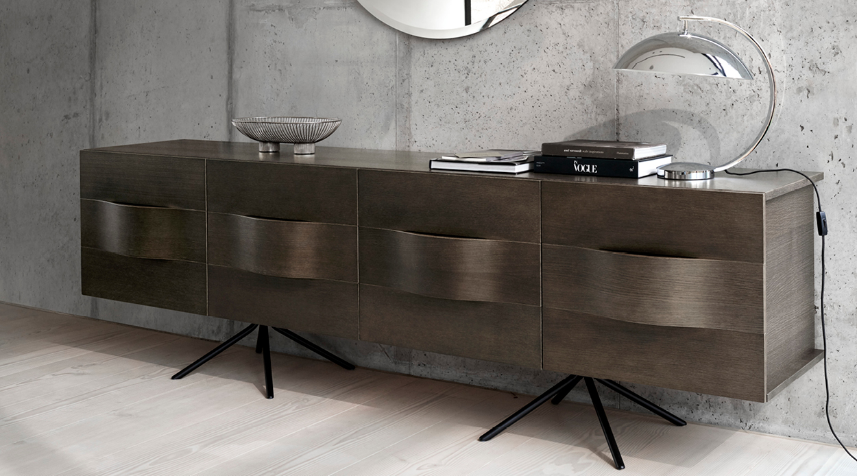 Curved wooden furniture is the perfect way to add a touch of organic