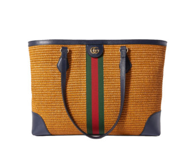 Gucci Raffia Tote