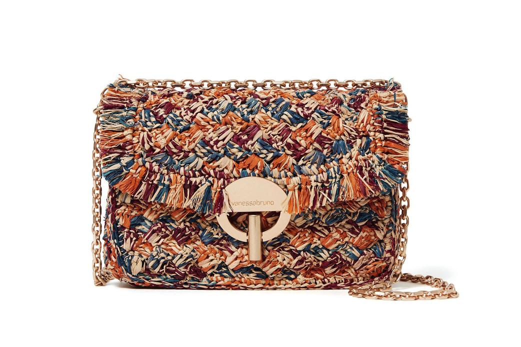 Vanessa Bruno Crochet Raffia Bag