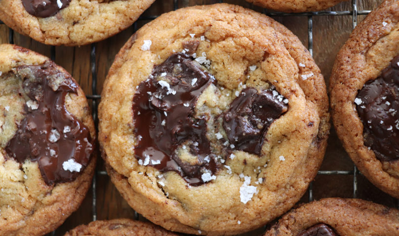 Better your next batch of cookies with this salted chocolate chunk cookie recipe