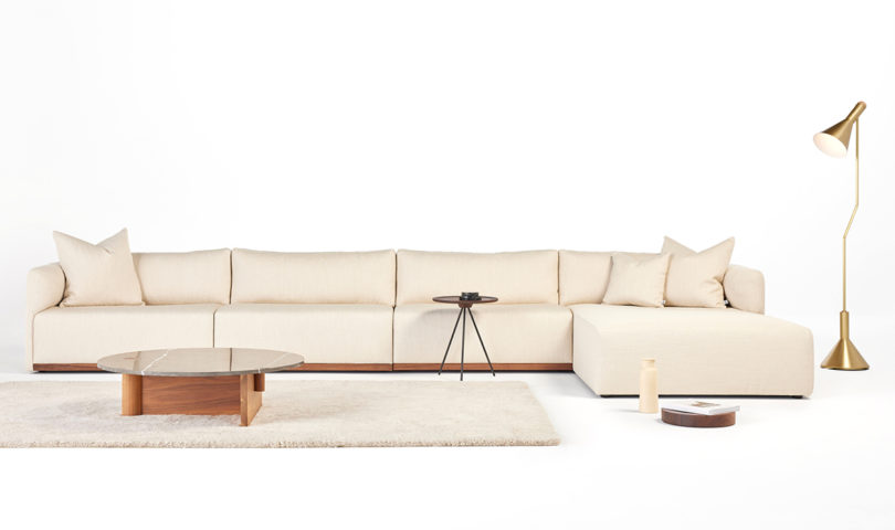 Timeless and impeccably designed, Tim Webber’s sofa is a minimalist’s ultimate statement piece