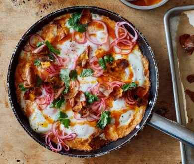 Recipe: Kick start your weekend with Ottolenghi’s sweet potato shakshuka