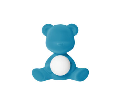 Qeeboo Teddy Girl Lamp Velvet Finish with Rechargeable Led