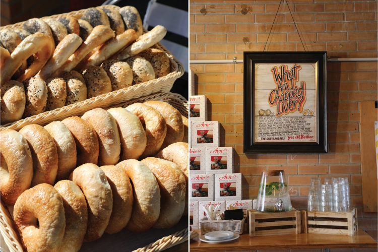 The Kosher Deli is a hidden gem serving the best bagels and speciality