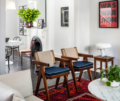 Maximising space and liveability, this refined Sydney terrace house benefits from sleekly integrated appliances