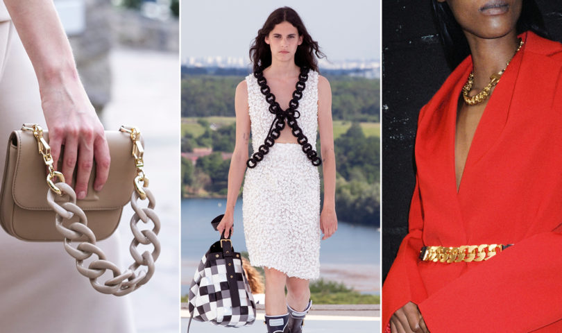 The chain-embellished trend is everywhere right now — here’s how to wear it best