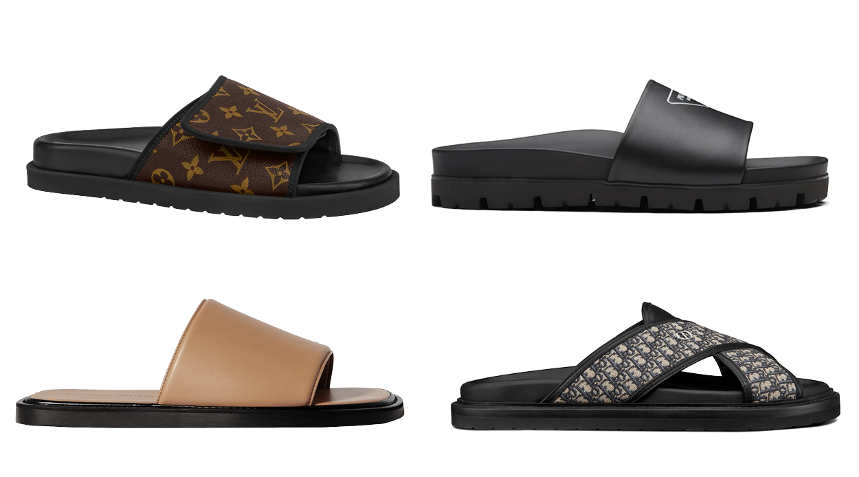 louis-vuitton slides men