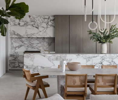 This European-inspired home is a breathtaking monument to the majesty of marble