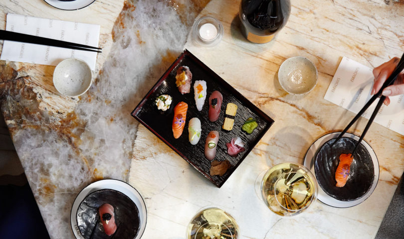 Celebrate life in style on Sundays at Faraday’s Bar with a Omakase and Champagne experience