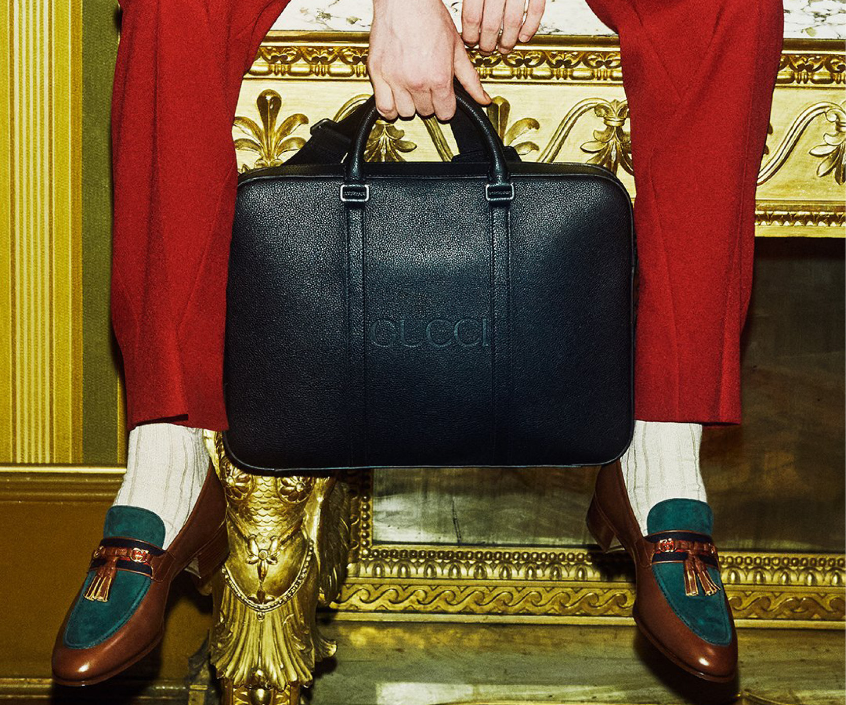 Authentic Gucci Men Bags:, Gucci Briefcases