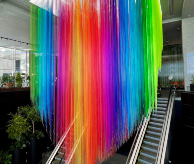 Tiffany Singh’s impressive rainbow installation is utterly breathtaking
