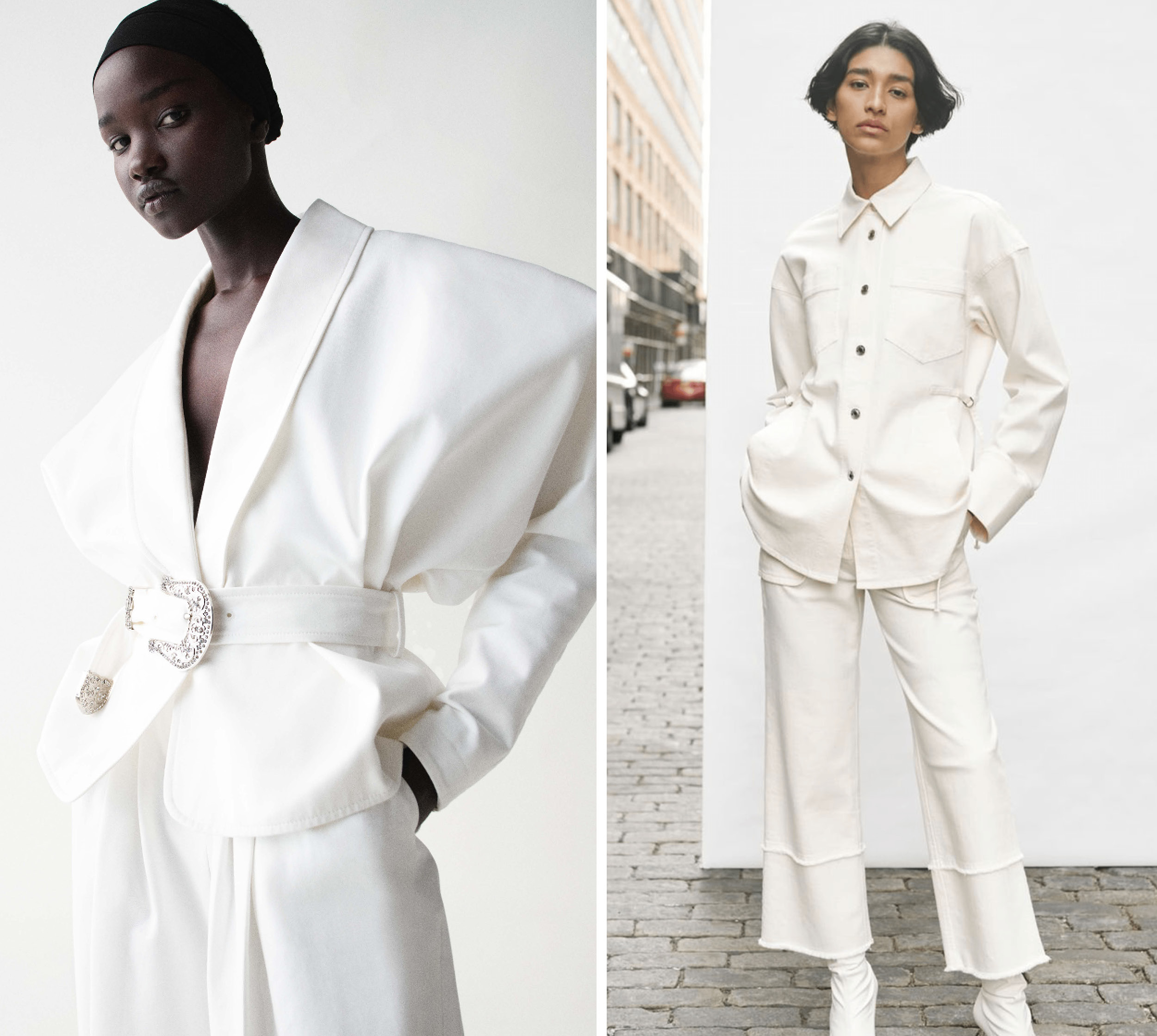 How woman can wear white outfits with confidence this winter