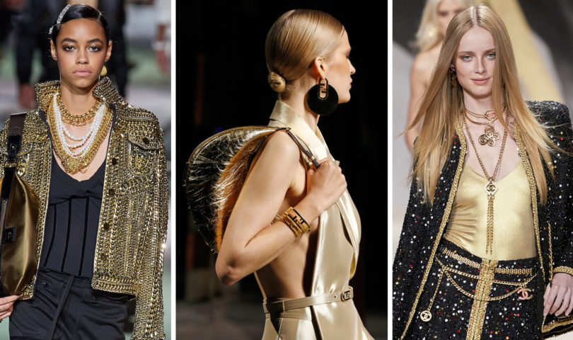 From classic clutches to bold boots, these golden accessories are the ultimate wardrobe essentials