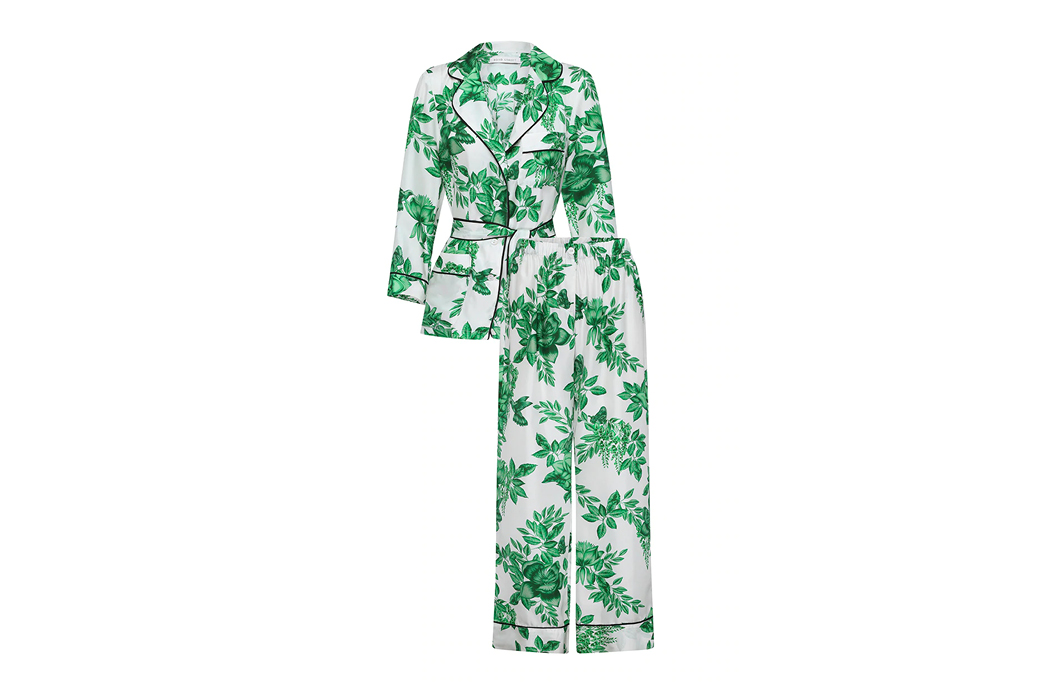 Fleurs Orientales Silk PJ Set