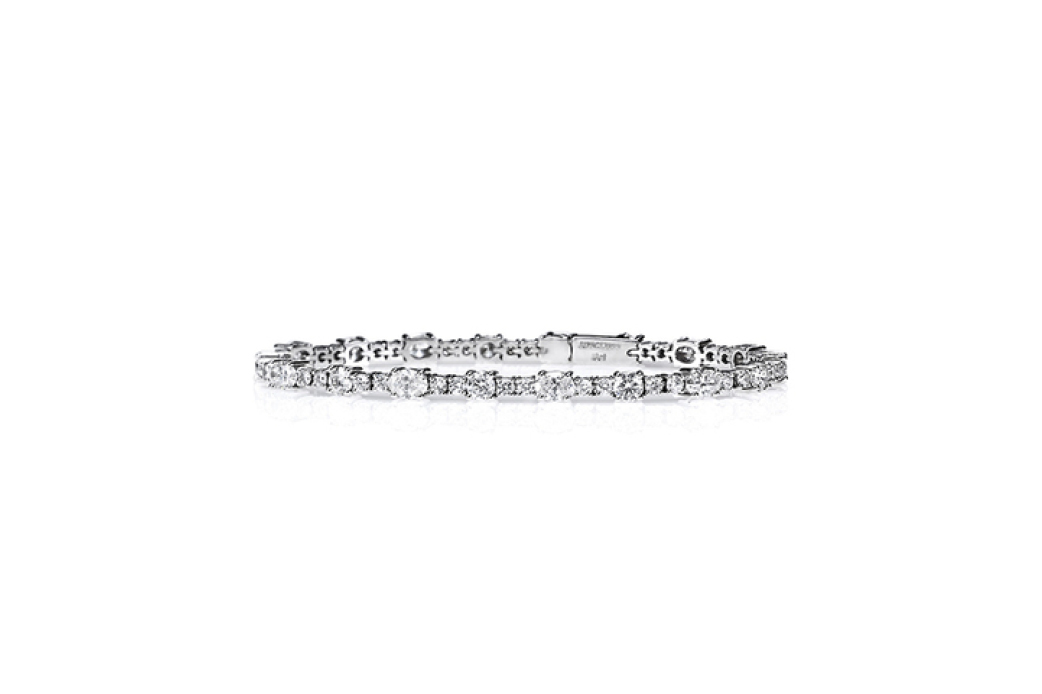 Oval Diamond Tennis Bracelet