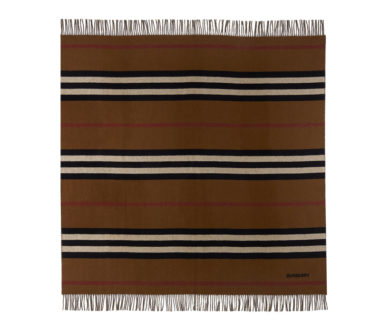 Icon Stripe Cashmere Wool Blanket