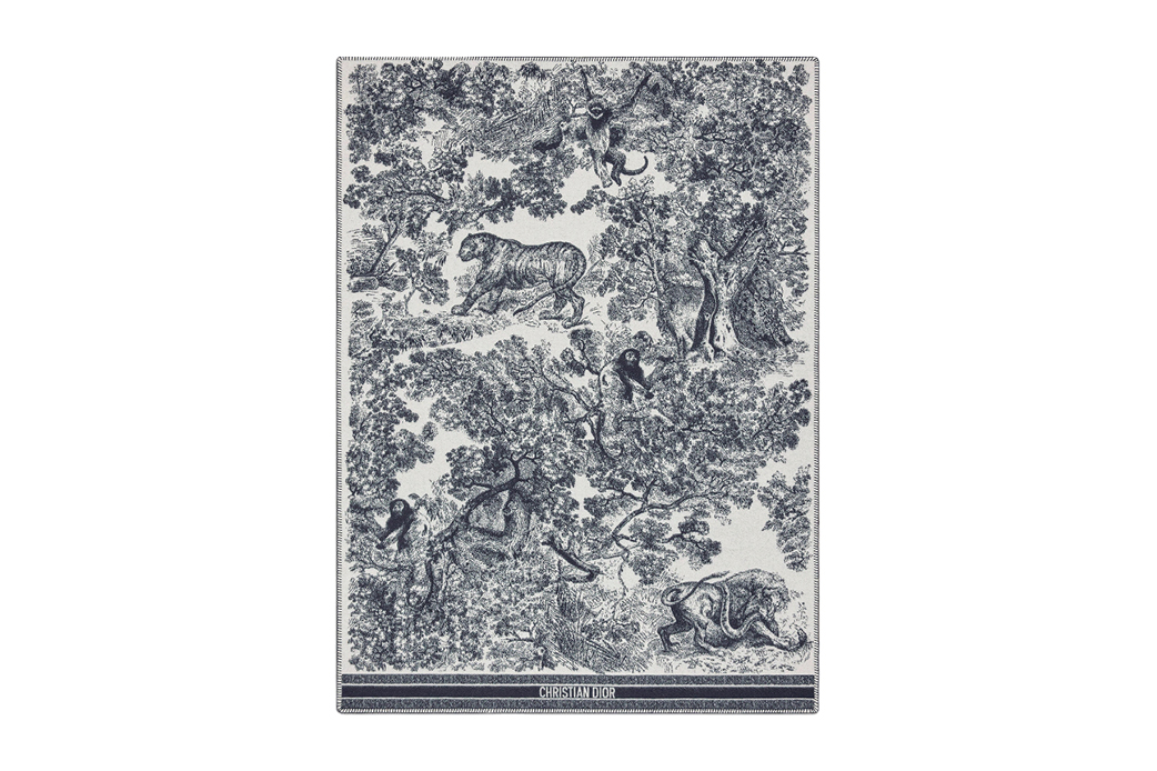 Toile de Jouy Sauvage Blanket