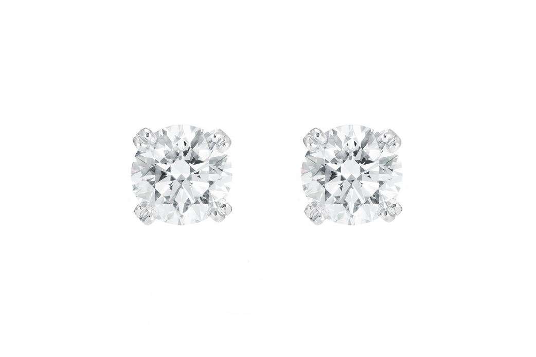 Signature Diamond Stud Earrings
