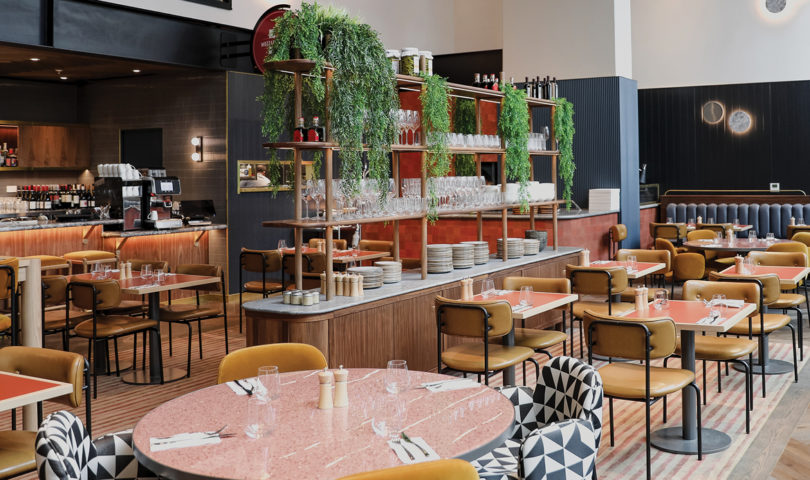 Inside a new inner-city trattoria offering all-day Italian dining