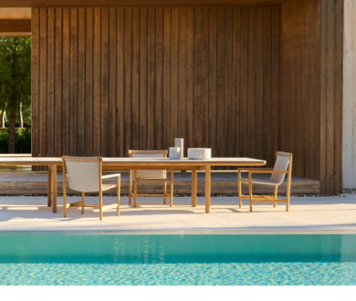 Amanu Garden dining table and chairs