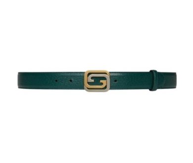 Men's Squared Interlocking G Buckle Belt