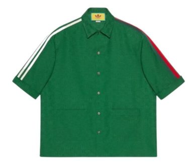 Adidas x Gucci GG Trefoil Jacquard Shirt