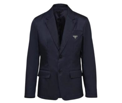 Re-Nylon Single-Breasted Jacket