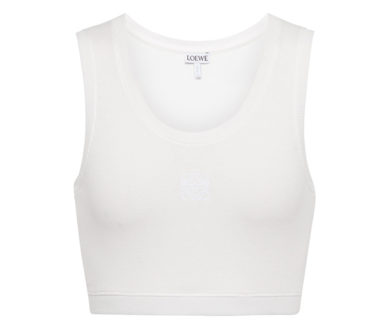 Loewe Cropped Anagram Tank Top