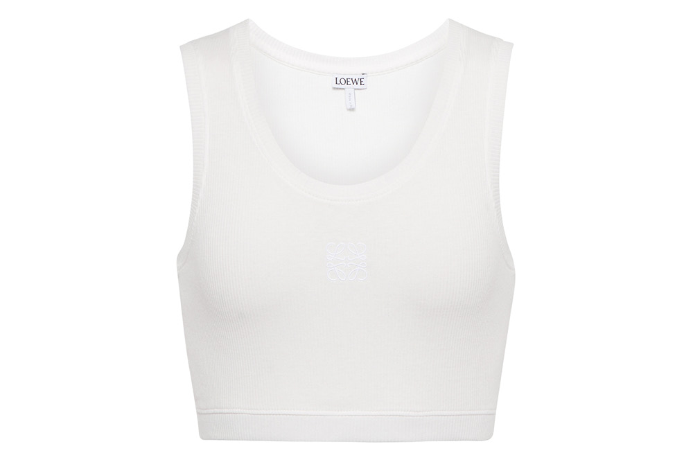 Loewe Cropped Anagram Tank Top