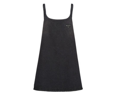 Denim mini-dress