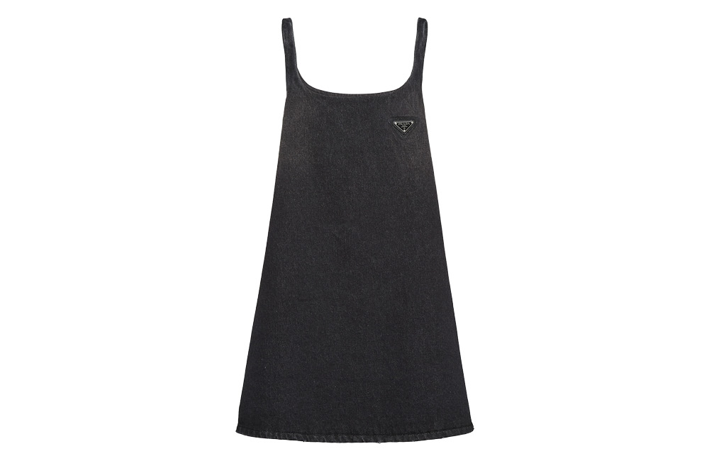 Denim mini-dress