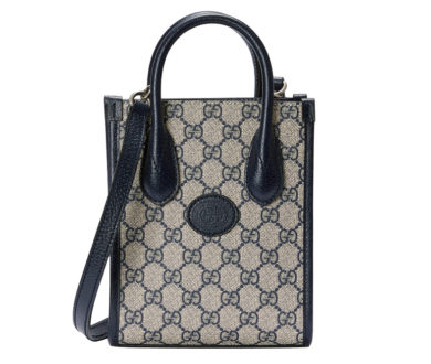 Mini tote bag with Interlocking G