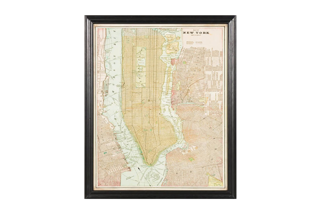 Timothy Oulton Capital Maps Artwork