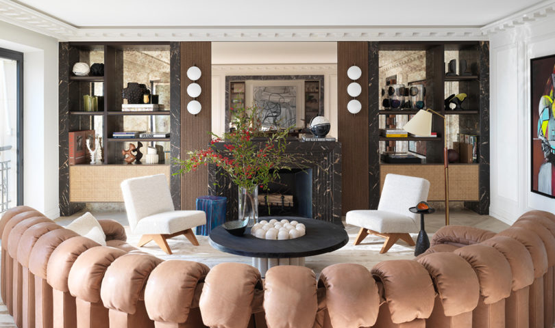 In this exquisite Parisian apartment, a private art collection takes centre stage