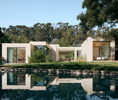 Nestled in a wooded landscape, this light-filled Los Angeles home is a masterclass in simple, modern design