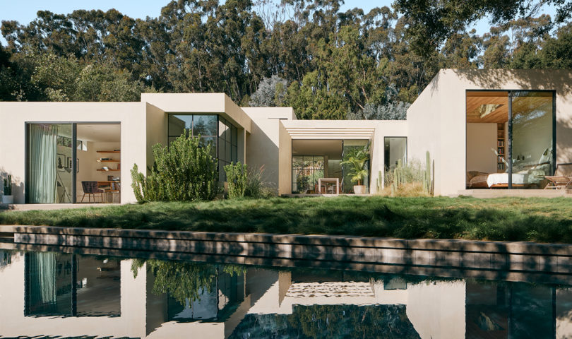 Nestled in a wooded landscape, this light-filled Los Angeles home is a masterclass in simple, modern design