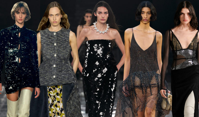 Add some after-dark glamour to your wardrobe with these sparkly, sequinned pieces