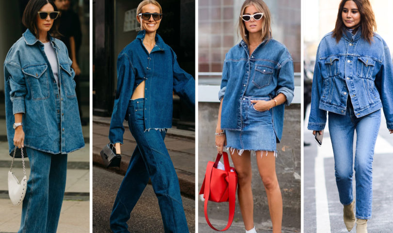 Double down on denim with the return of this classic cool-girl combo